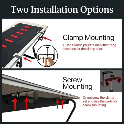 ManagementAHOMO Under Desk Cable Management No Drill - Image 6