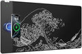 Magnetic Wireless Charging Mouse Pad, 31.5"x15.8" Large Desk Mat by abcmat