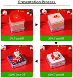 3D Calendar 2027, Desk Time Piece Calendar 2027,Tear-Away 3D Paper Art Notepad w LED Lights,Creative 3D Memo Artsy Pad Calendars, DIY Paper Carving Gift (Santa Claus) - Image 5