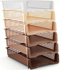 Geetery Turn in Trays Classroom, Gradient Brown, Set of 6 by Geetery