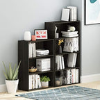 Furinno PASIR Book Shelf, 4-Tier Bookshelf, Bookcase with Open Shelf, 9.4 x 23.6 x 41.7, for Living Room, Bedroom, Home Office, Espresso - Image 2