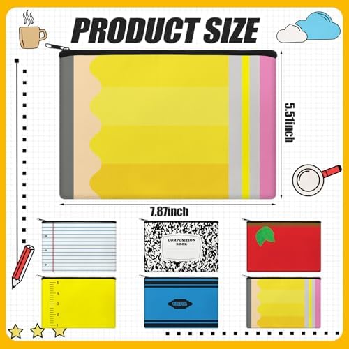 Potchen 12 Set/36 Pcs Back to School Teachers Gifts Bulk, 24 oz Tumbler - Image 4