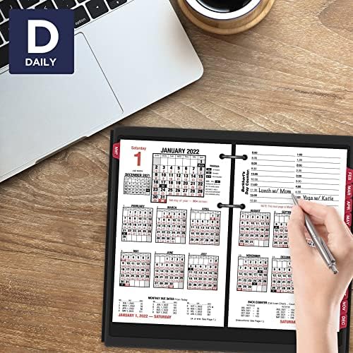 AT-A-GLANCE 2022 Daily Desk Calendar Refill by AT-A-GLANCE, 4-1/2" x 7-1/2", Loose-Leaf (E71250) - Image 2