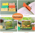 3D Memo Pad, 3D Calendar 2027, Time Piece Calendar, Tear-Off Calendars 2027, 3D Paper Carving Art Memo Pad, Art Carving Sticky Notes for Office Home Gifts Ornaments (Osmanthus tree) - Image 6