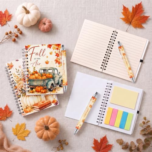 Fall Notebooks with Pens Bulk, 24 Sets, 5.5 x 4.7 In, Harvest - Image 2