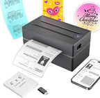 Thermal Shipping Label Printer 4x6 Bluetooth Label Maker for Small Business by Unknown