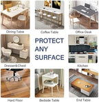 Kasepie PVC Clear Table Cover Protector 36X60Inch, 2mm Thick Plastic Table Cover Rectangle,Clear Table Protector,Desk Protector Mat for Kitchen, Dresser, Writing Desk，Dining Room Table - Image 7