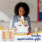 4 Pack Teacher Cups Set Back to School Teacher Gifts, White - Image 5