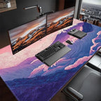 XXXL Extended Desk Mat 48"x24", Japanese Wave Aesthetic Gaming Mouse Pad - Image 7