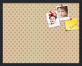 PinPix 28x22 inch Cork Bulletin Board. This Decorative Framed Pin Board Comes with Diamonds in Red and Yellow Design and Satin Black. Ideal for Home, Office Decor or School (PinPix-333) by PinPixBulletinBoards