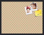 PinPix 28x22 inch Cork Bulletin Board. This Decorative Framed Pin Board Comes with Diamonds in Red and Yellow Design and Satin Black. Ideal for Home, Office Decor or School (PinPix-333) by PinPixBulletinBoards