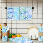 36 Pack Reusable Kitchen Cloths Cotton Towel, Hydrangea - Image 4