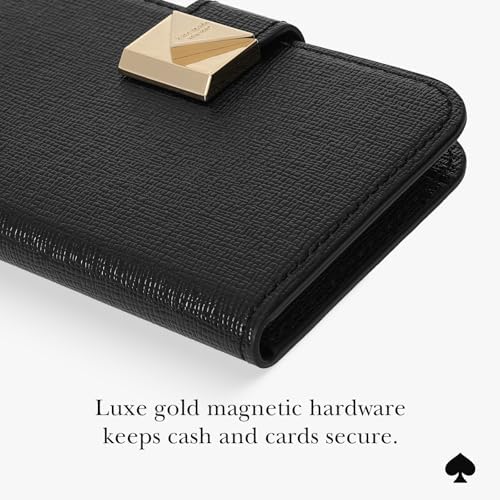 kate spade new york Deco Magnetic Card Holder/Wallet - Black - Image 6