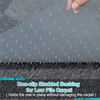 Office Chair Mat for Low Pile Carpet, 46'' x 96'' - Image 3