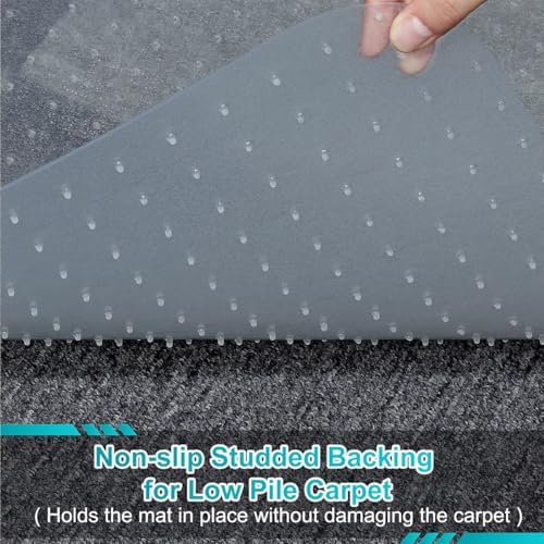 Office Chair Mat for Low Pile Carpet, 46'' x 96'' - Image 3
