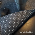 ZPEE Felt Gaming Mouse Pad Large,Not-Slip Mouse Mats for Computer Writing Mat for Desk Mice Mat Washable Keyboard Mat-Grey 35x70cm - Image 4