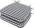 AAAAAcessories Chair Cushions for Dining Chairs, 17 x 16 x 2 in, Set of 2 by AAAAAcessories