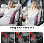 BEBAS Ergonomic Lumbar Support Pillow for Car, Memory Foam Car Back Cushion - Image 6