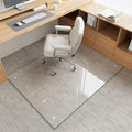 46" x 60" Tempered Glass Chair Mat for Carpet & Hard Floors by MYSUNORIA