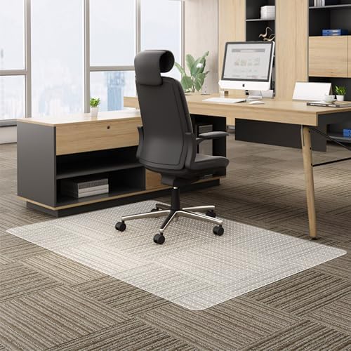 Office Chair Mat for Carpet, 72" x 46" Low Pile Carpet Protector Mat for Office Chair, Under Desk Office Mats for Rolling Chairs, Easy Glide, Rectangle by Futurwit