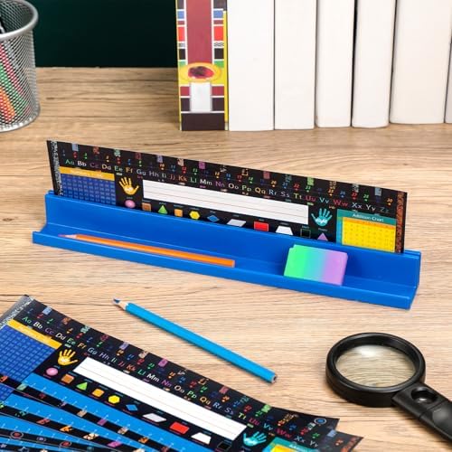 PerKoop 15 Pcs Classroom Desk Name Plates Holder Set - Image 3