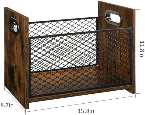 YINMIT Magazine Holder, Large Magazine Rack Floor, Book Storage Basket - Image 4