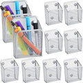 Crtiin 10pcs Magnetic Pen Pencil Holder Stainless Steel Pen Basket, Silver by Crtiin