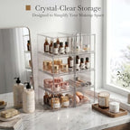 8 Pack Small Clear Stackable Acrylic Storage Boxes & Drawers - Image 4