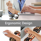 Large Gaming Mouse Pad + Keyboard Wrist Rest + Wrist Support + Coaster Set, Memory Foam Ergonomic for Easy Typing, XXL Extended Gaming Mouse Pad Table Pad - Flag Horse American - Image 5