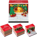 3D Calendar 2027, Tear-Away Desk Calendar, Paper Art Memo Pad, LED Light (Christmas Arch) by Unknown