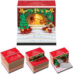3D Calendar 2027, Tear-Away Desk Calendar, Paper Art Memo Pad, LED Light (Christmas Arch) by Unknown