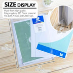 BAZIC Products Clear Zip Envelope, A4/Letter, 24-Box - Image 2