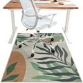 36"x48" Office Chair Mat for Hardwood Floor, Non-Slip Washable Beige Grey by BESBLEE