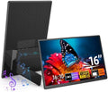 Portable Monitor 16" 1200P FHD Horizontal Vertical with Speaker by BKVOO