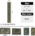 DUKINO 2x12 Washable Runner Rug, Non Slip Animal Rug for Kitchen, Black - Image 2