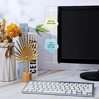 Zonon 12 Pieces Monitor Memo Board for Computer Transparent Acrylic - Image 6