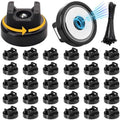 30 Pcs zbab1 Magnetic Zip Tie Mount Base, 25LBS Strong Magnetic Wire Holder & Cable Clips,Magnetic cable management for cars, offices, homes, and boats Diameter 22mm by Unknown