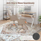 Anidaroel Home Office Chair Mat for Hardwood Floor, 8x10 Under Desk Rug for Rolling Chair, Desk Mat for Chair, Gaming Chair Mat, Anti-Slip Backing Large Floor Protector Rug for Home Office - Image 4