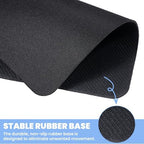 50 Pack Mouse Pads Bulk - Black Mouse Pad Set, 8.66 x 7.09 Inches with Non-Slip Rubber Base for Computer Laptop Gaming Office Home Use (0.08 Inch Thickness) - Image 3