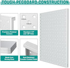 EVERHANGER Metal Pegboard Display Stand, Freestanding Tabletop Pegboard - Image 4