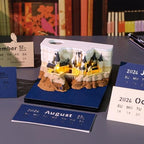 3D Creative Time Piece Calendar 2027 Desk Calendar - Image 5