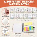 Sprial Notebooks with Pens Bulk, 48 Pack, 5.5 x 4.7 Inch Botanical - Image 4