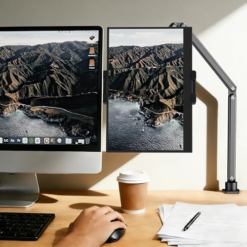 Urmust Portable Monitor Stand 15.6", iPad Stand for Desk - Image 4