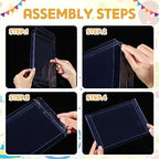 Sintuff 100 Pcs Clear Card Boxes for Greeting Cards - Image 5