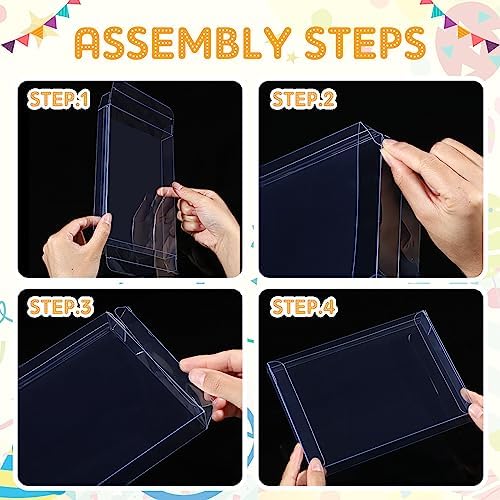 Sintuff 100 Pcs Clear Card Boxes for Greeting Cards - Image 5