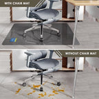 Azadx Heavy Duty Office Chair Mat for Carpet 32" x 48" Hard Material - Image 6