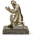 King's Guard Knight Pen Holder with a Letter Opener Desk Organizers Bronze - Image 3