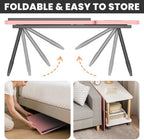 Laptop Bed Desk, 5-Angle Adjustable Bed Laptop Table with Cup Holder - Image 4