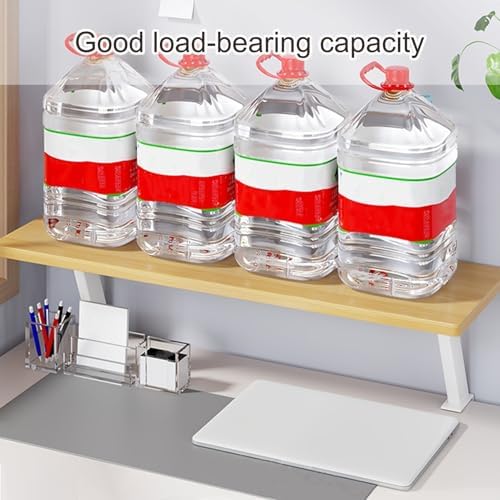 31.5x7.9 in Clamp on Desk Shelf, Adjustable Floating Desks Shelf - Image 6