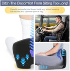 Seat Cushion with Lumbar Support Pillow, Back and Seat Cushion for Office - Image 5